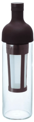 Glasflasche für Cold Brew Kaffee mit Sieb
