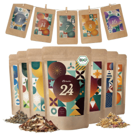 Adventskalender mit losen Bio-Tees von BonaTea