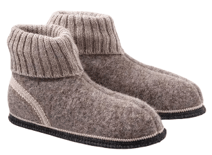 Unisex-Winterhausschuhe aus Rhönwolle