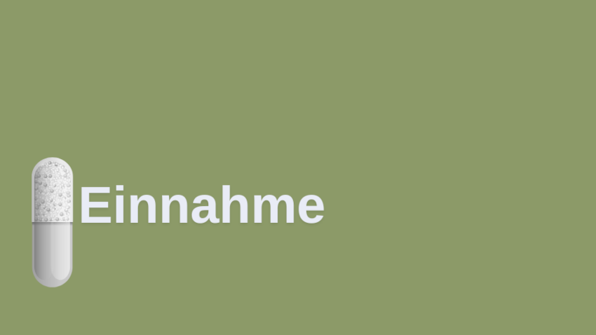 Einnahmeempfehlung von sporenbasierten Probiotika