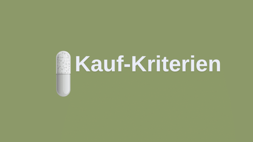 Kaufkriterien für sporenbasierte Probiotika