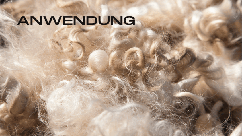 Anwendung und Wirkung von Bio-Fettwolle