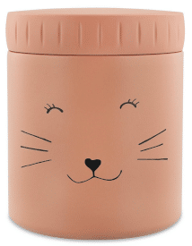 Kinder-Thermobehälter in Rosa mit Katzenmotiv