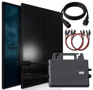 Empfehlung SUNNIVA 920W Balkonkraftwerk Bifazial Fullblack