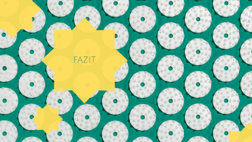 Fazit zum Vergleich der vier besten Akupressurmatten-Marken aus Deutschland