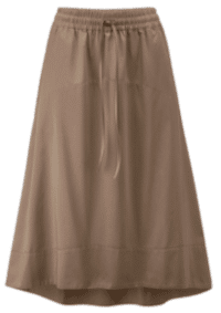 Schimmernder Midirock von hessnatur