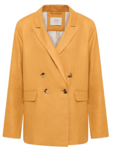 Bio-Leinenblazer von LANIUS in Senfgelb