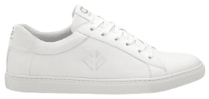 komplett weißer Corn Sneaker