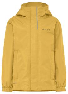 Vaude Kinder Regenjacke in Senfgelb