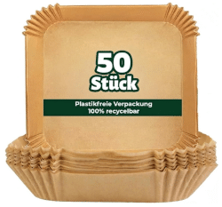 Empfehlung Airfryer Backpapier ohne PFAS und BPA: Knuspapier