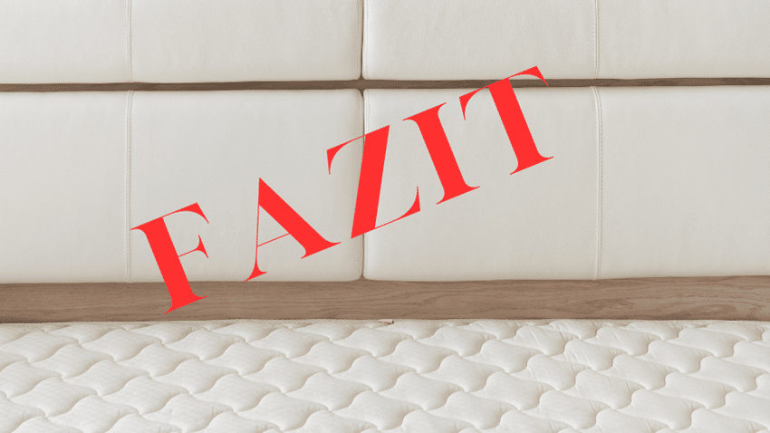 Fazit | Welche Naturmatratze ist die richtige?