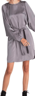 Kleid Melissar Hellviolett/Hellgrau