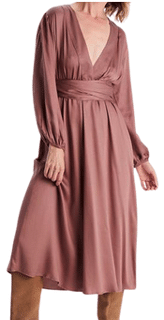 Kleid Venus Terracotta aus veganer Seide