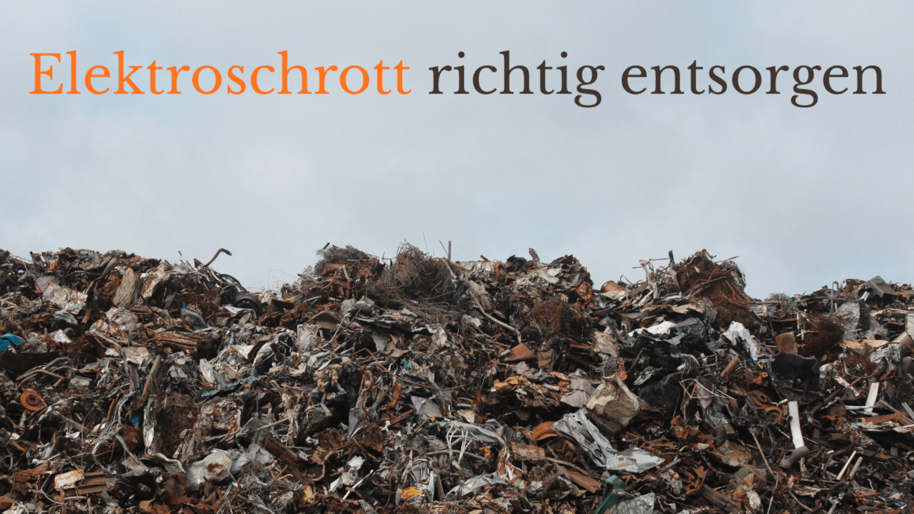 Elektroschrott entsorgen | Neue Regeln 2026 + kostenlose Rückgabe