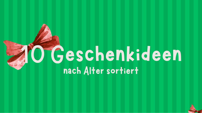 Nachhaltige Weihnachtsgeschenke für 5-, 6-, 7- und 8-Jährige – nach Alter sortiert