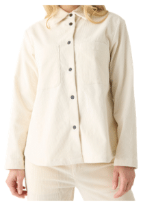 KnowledgeCotton Apparel | Heller Cord im klassischen Overshirt-Schnitt