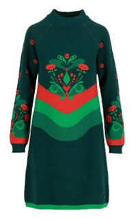 Blitsgeschwister Strickleid für Weihnachten und Adventszeit