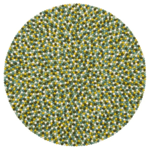 Filzkugelteppich von myfelt ohne Polyester