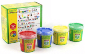 ökoNORM Fingerfarben | Vier Farben für kleine Künstler