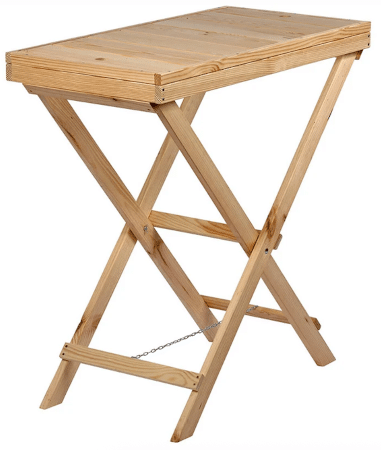 Erntetisch aus Kiefernholz mit Waschfunktion