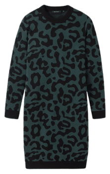 recolution Amaranthus Leo | Strickkleid mit Animal-Print