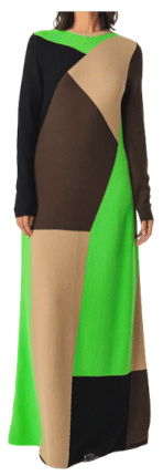 SKFK Bedia | Langes veganes Strickkleid in A-Linie